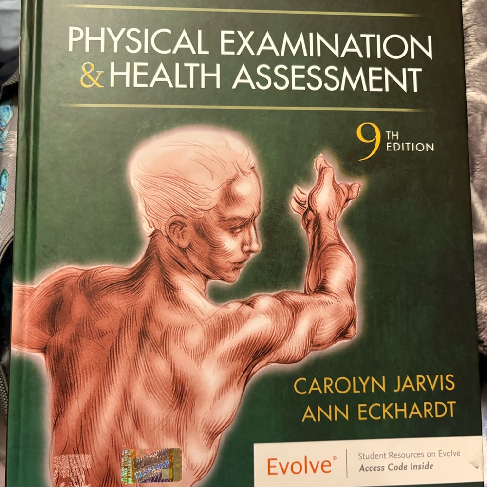 Physical Examination & Health Assessment 9th Edition Book